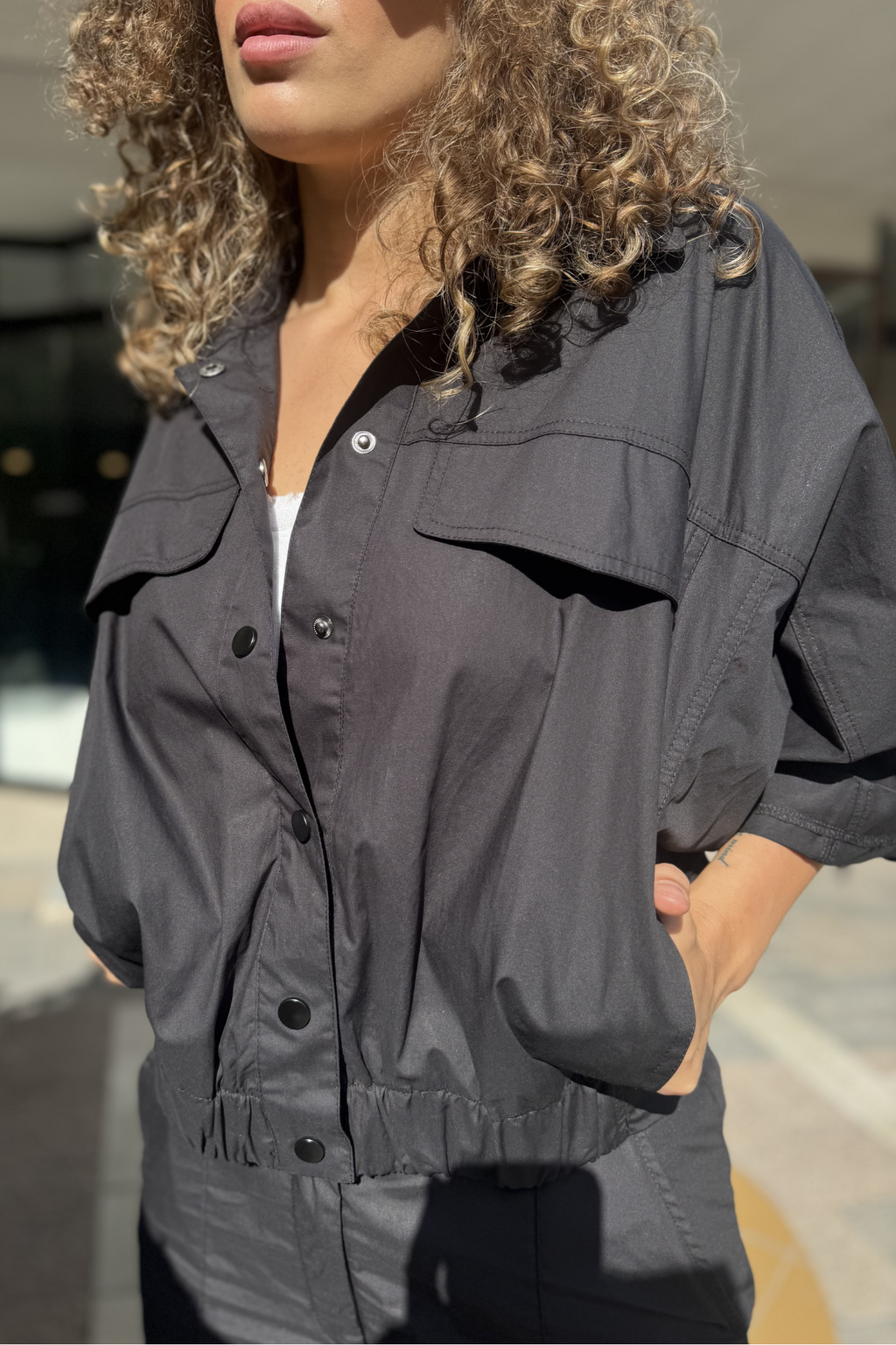 Jerimia Cotton Bomber Jacket