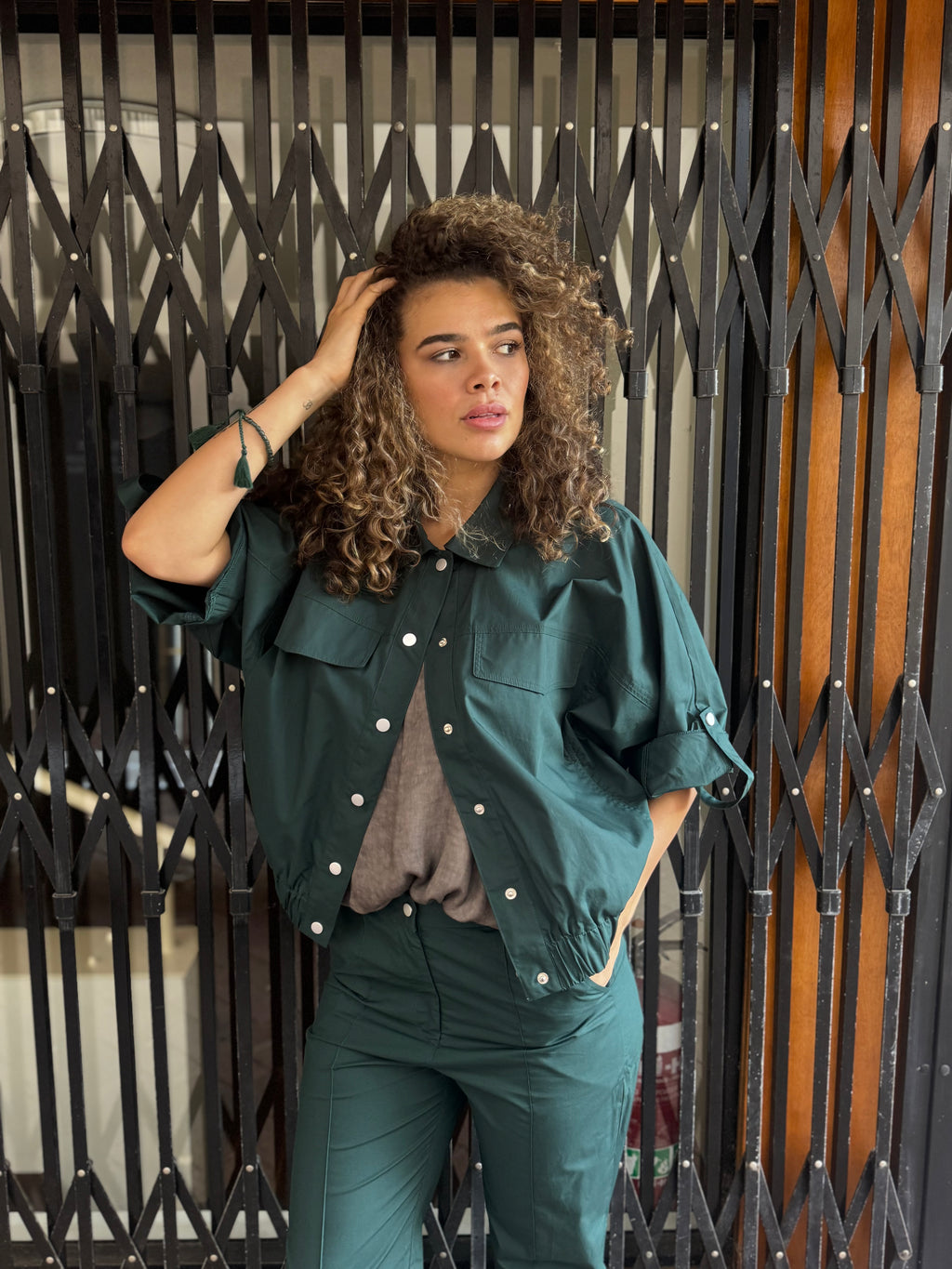 Jerimia Cotton Bomber Jacket