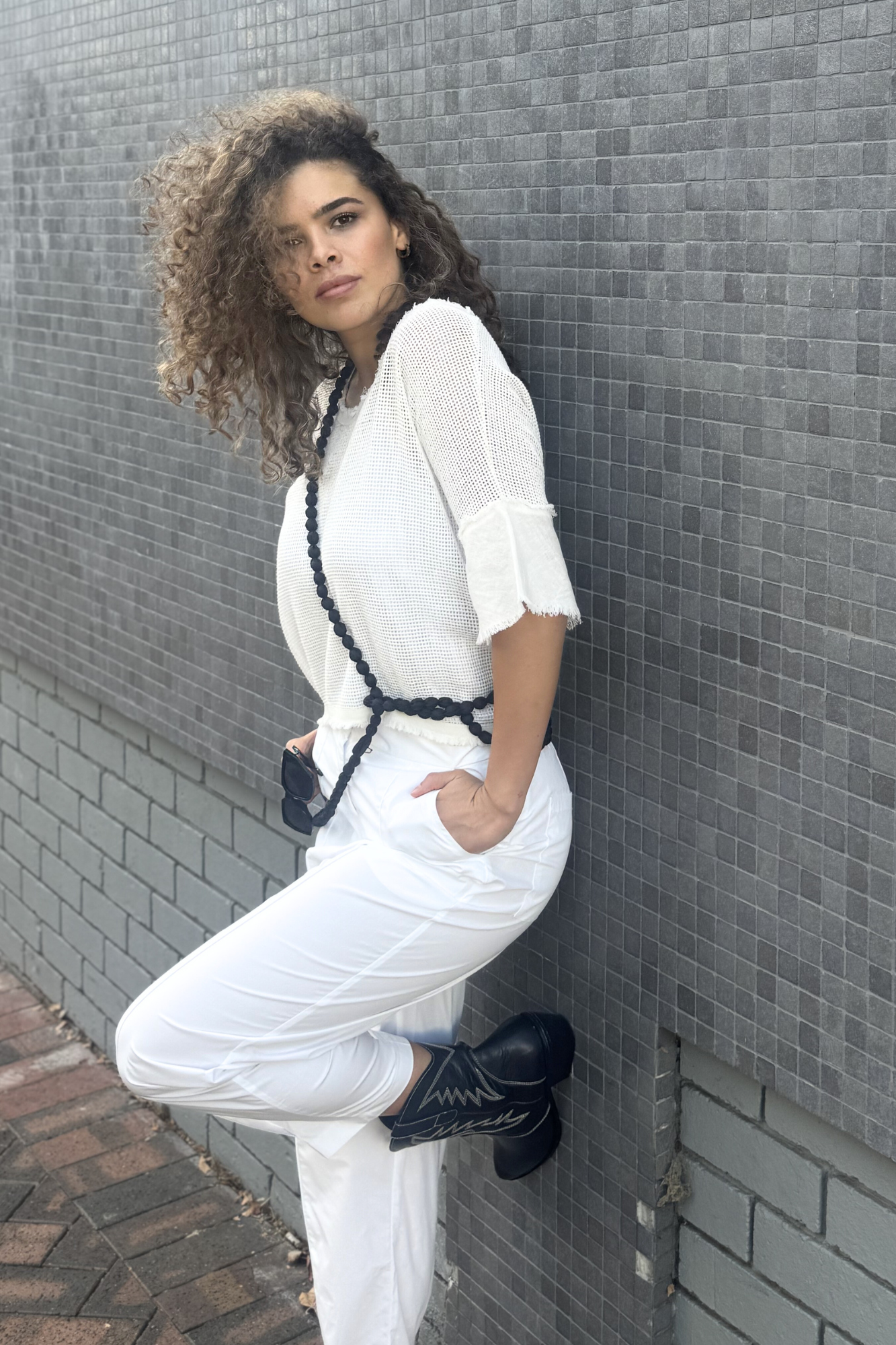 Isla Zip Mesh Top
