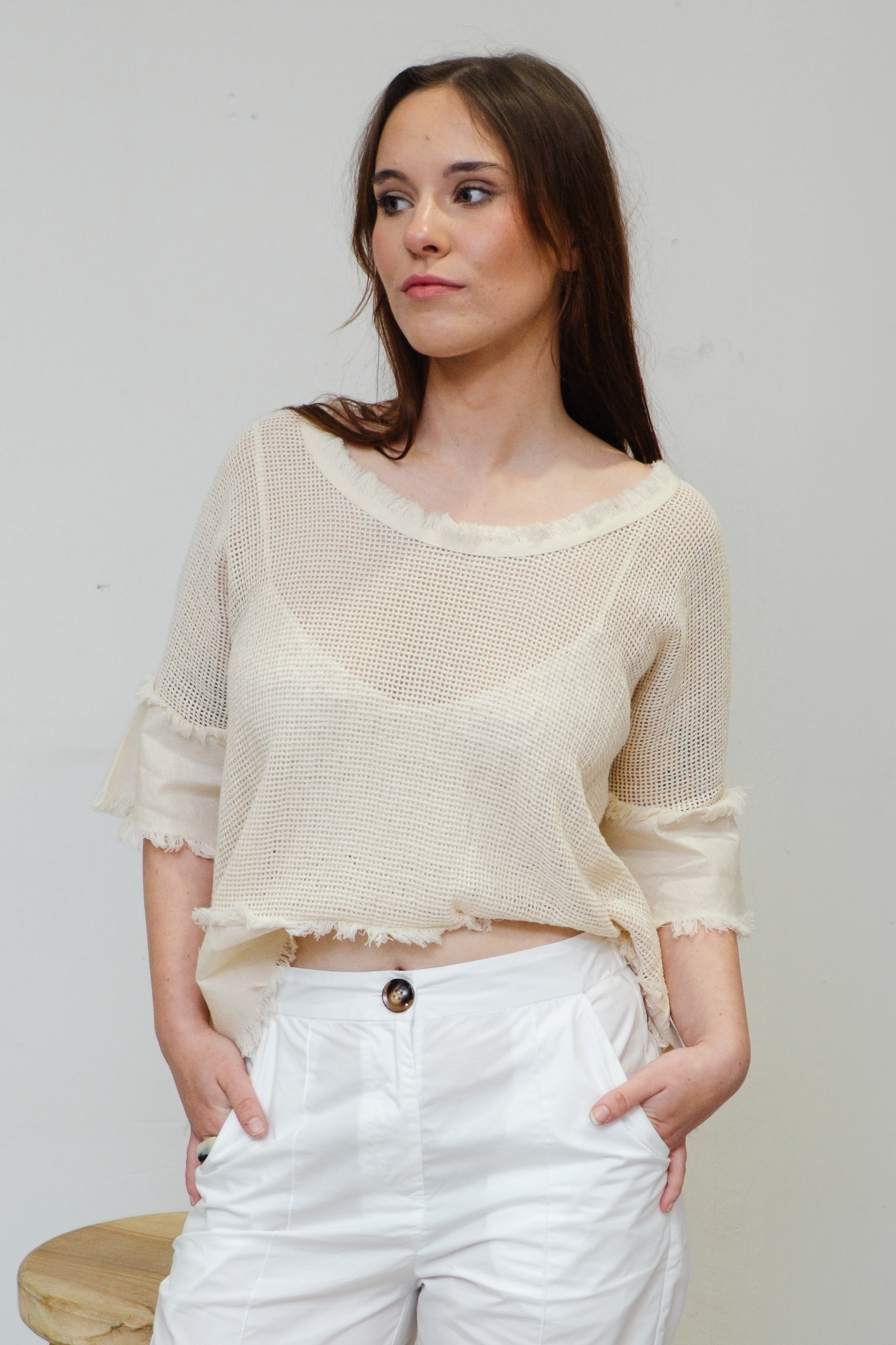 ISLA ORIGINAL Mesh Top