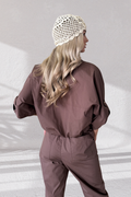 Jerimia Set - Cotton Bomber Jacket - Burnt Umber
