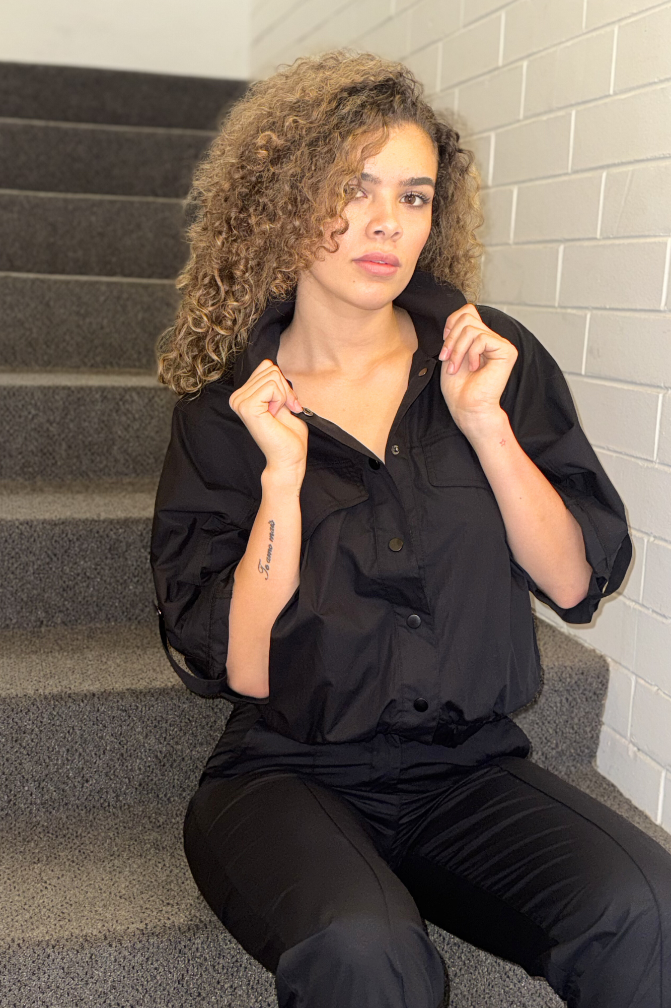 Jerimia Cotton Bomber Jacket