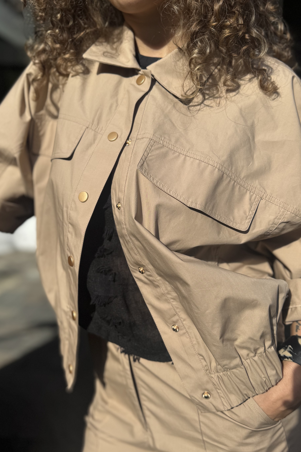 Jerimia Cotton Bomber Jacket