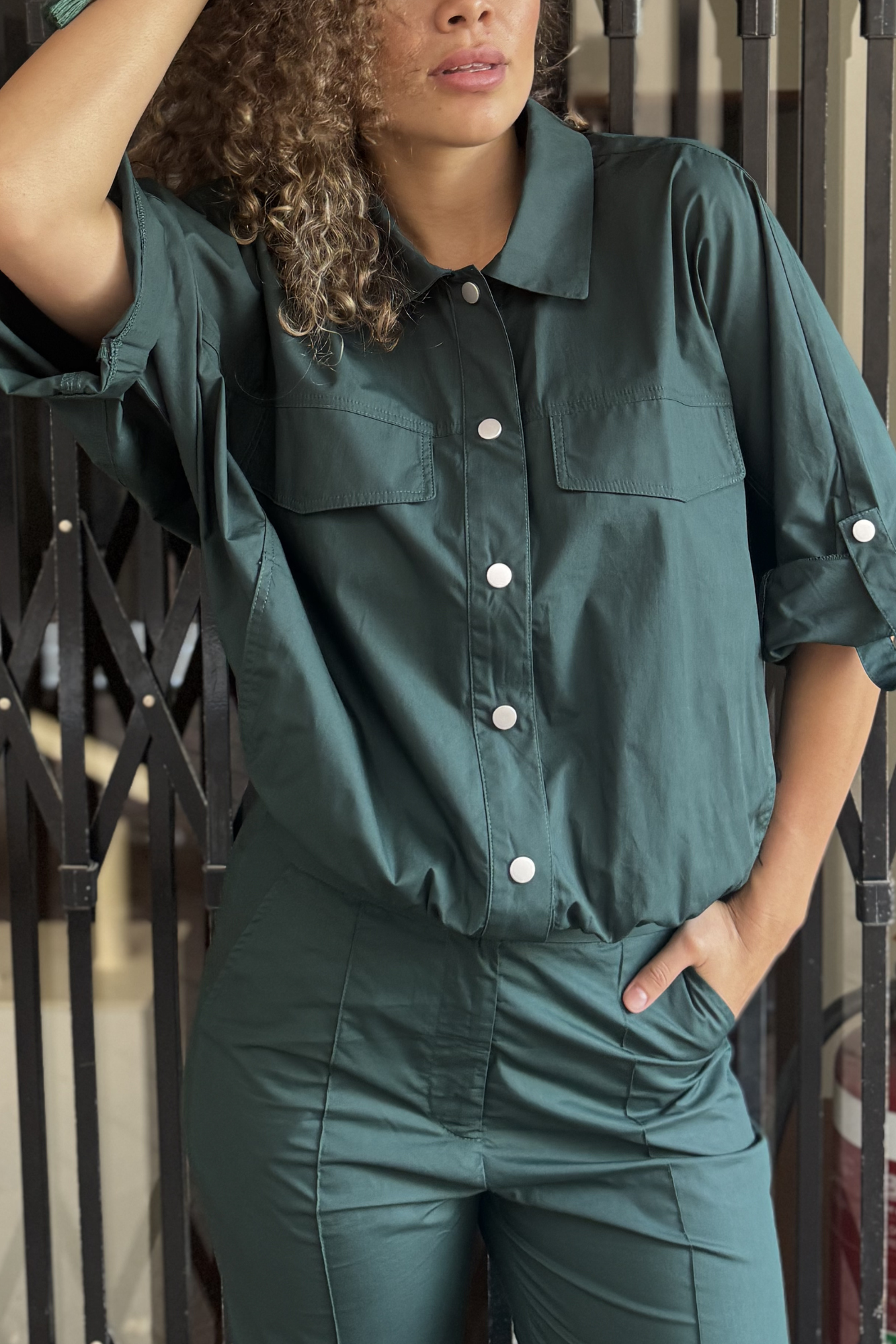 Jerimia Cotton Bomber Jacket
