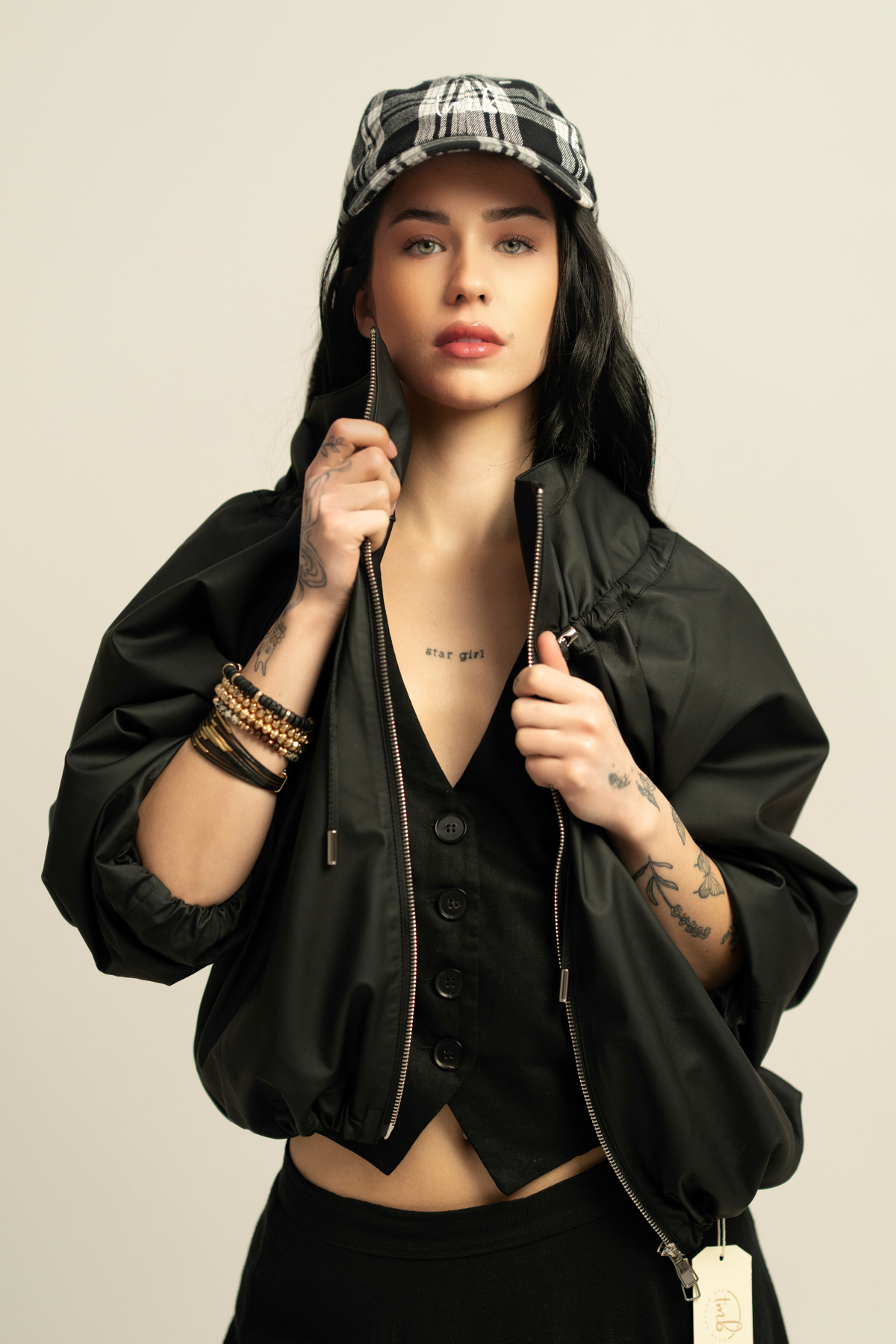 RIVER - Lightweight Leather Anorak