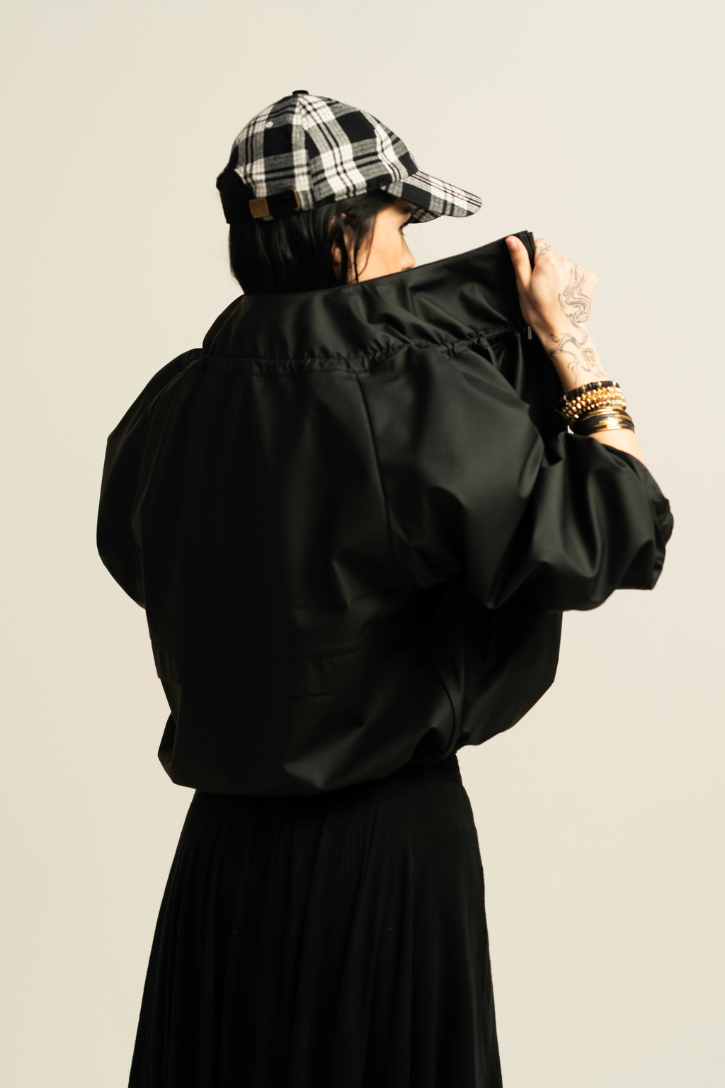 RIVER - Lightweight Leather Anorak