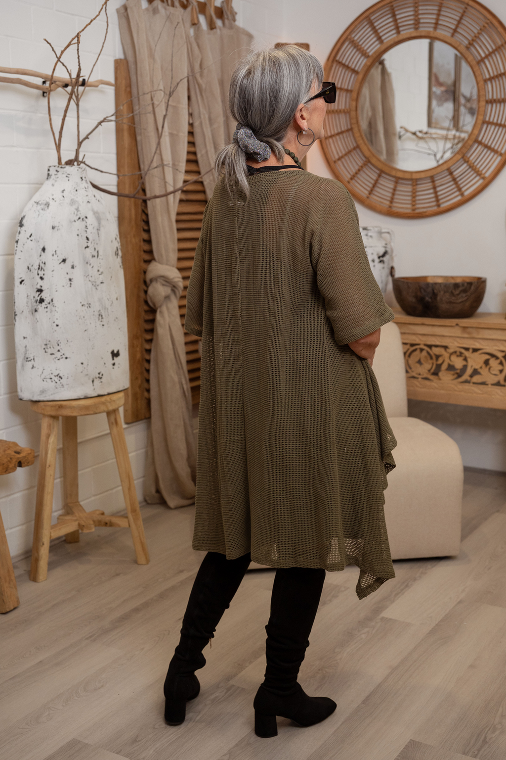 Riley Mesh Kimono