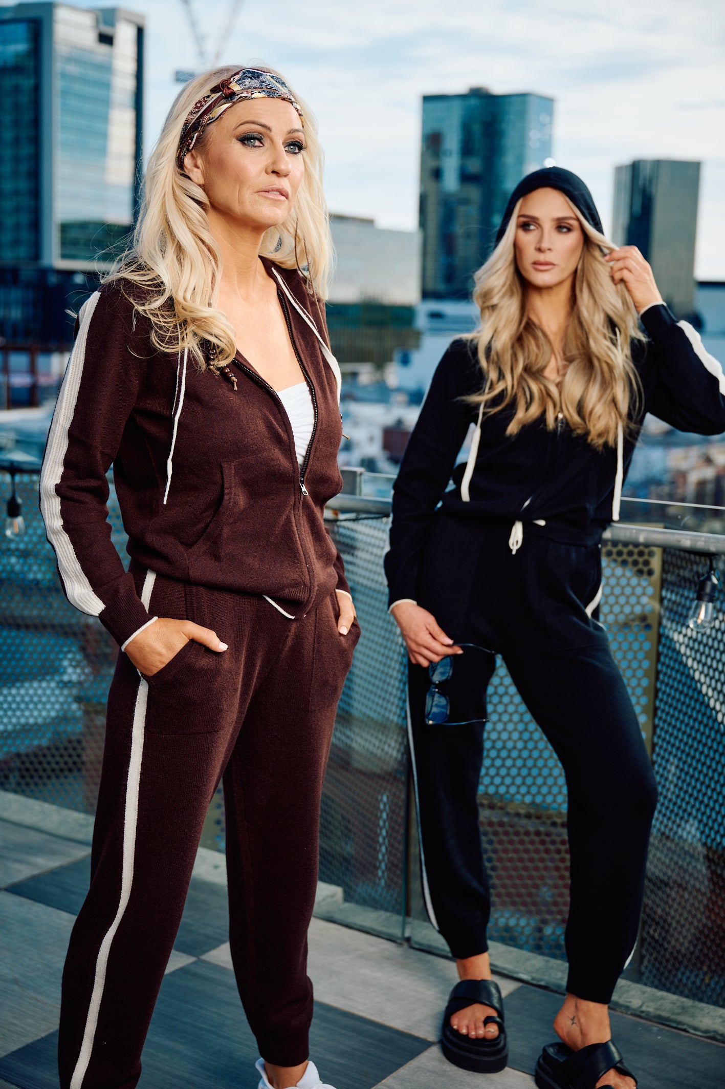 CLUB LOUNGE -  Cashmere and Wool Tracksuit