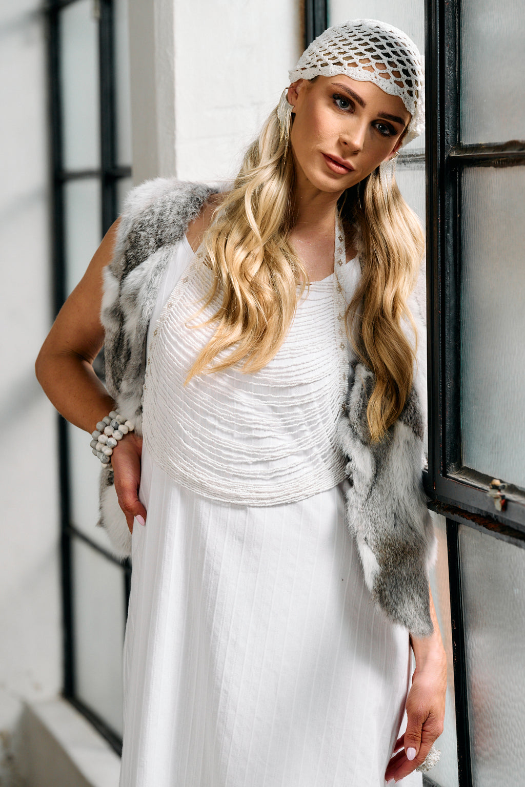 MONACO  Fur Vest