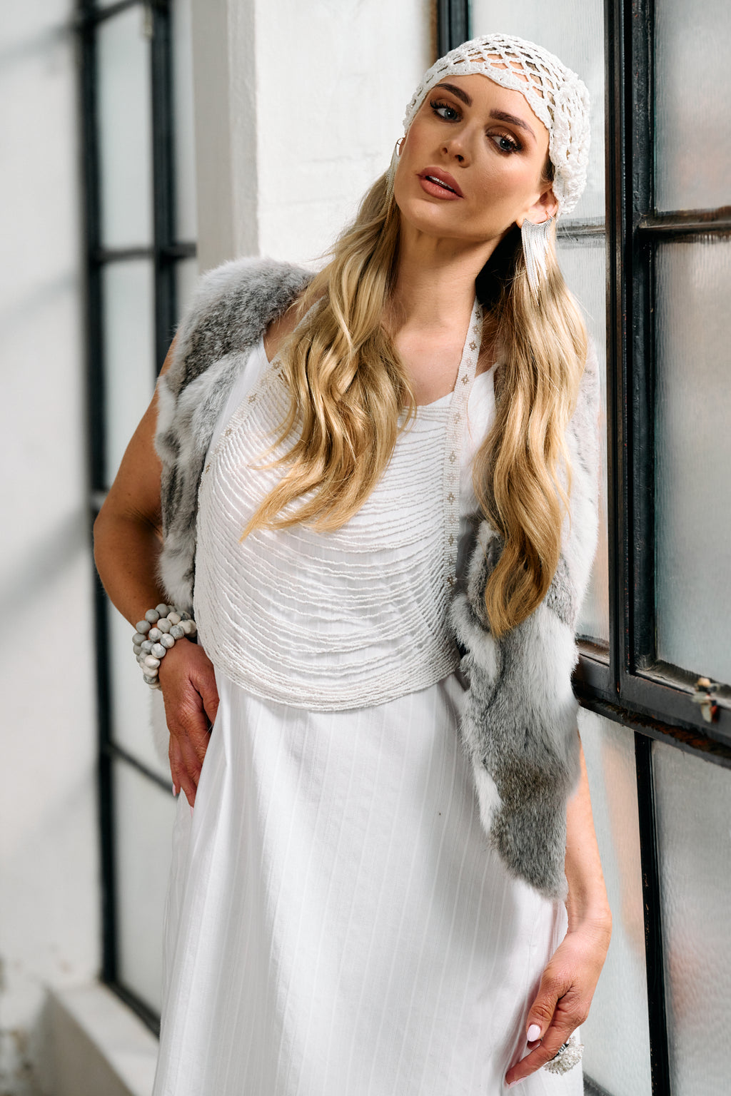 MONACO  Fur Vest