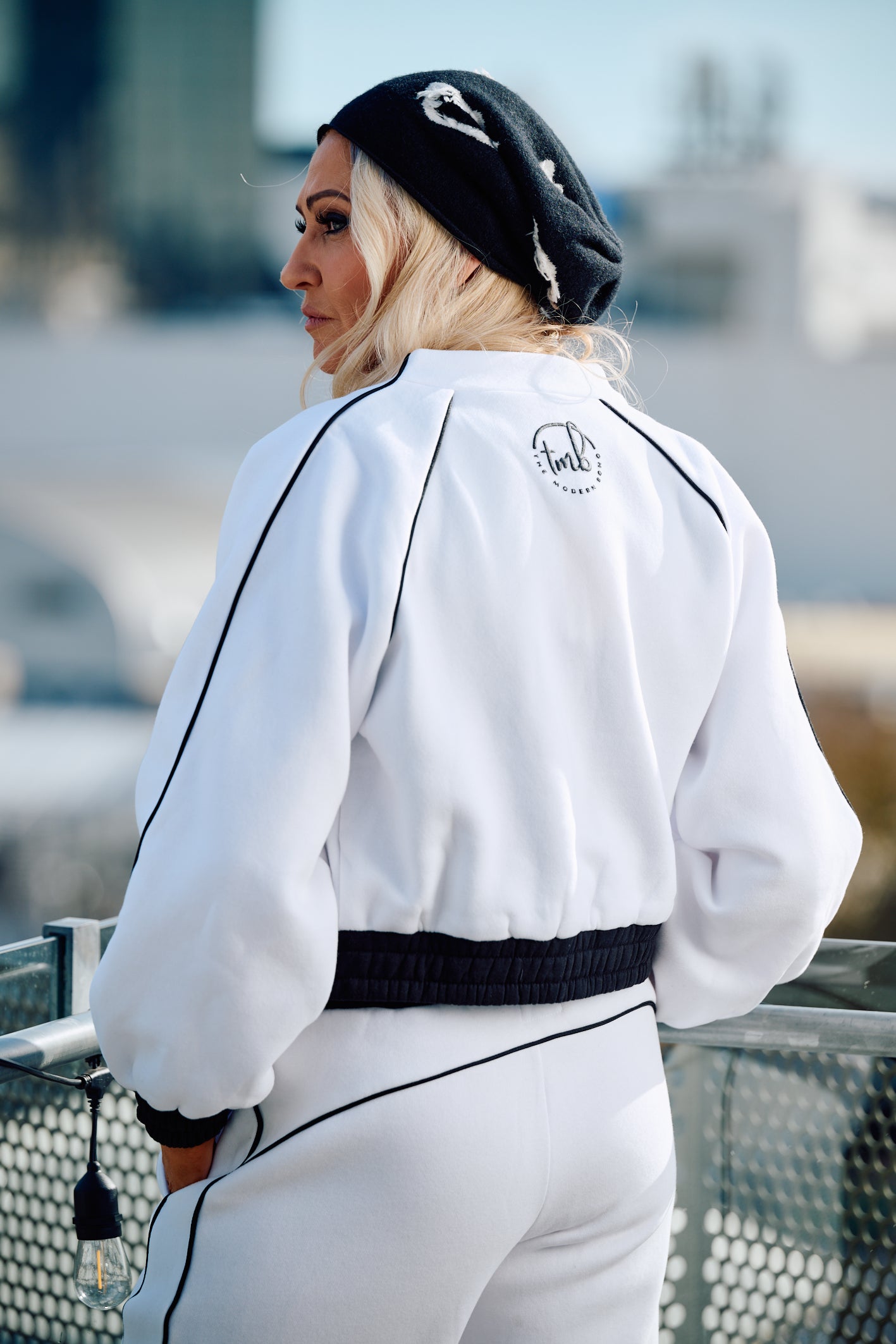 Escapade Cotton Tracksuit - White