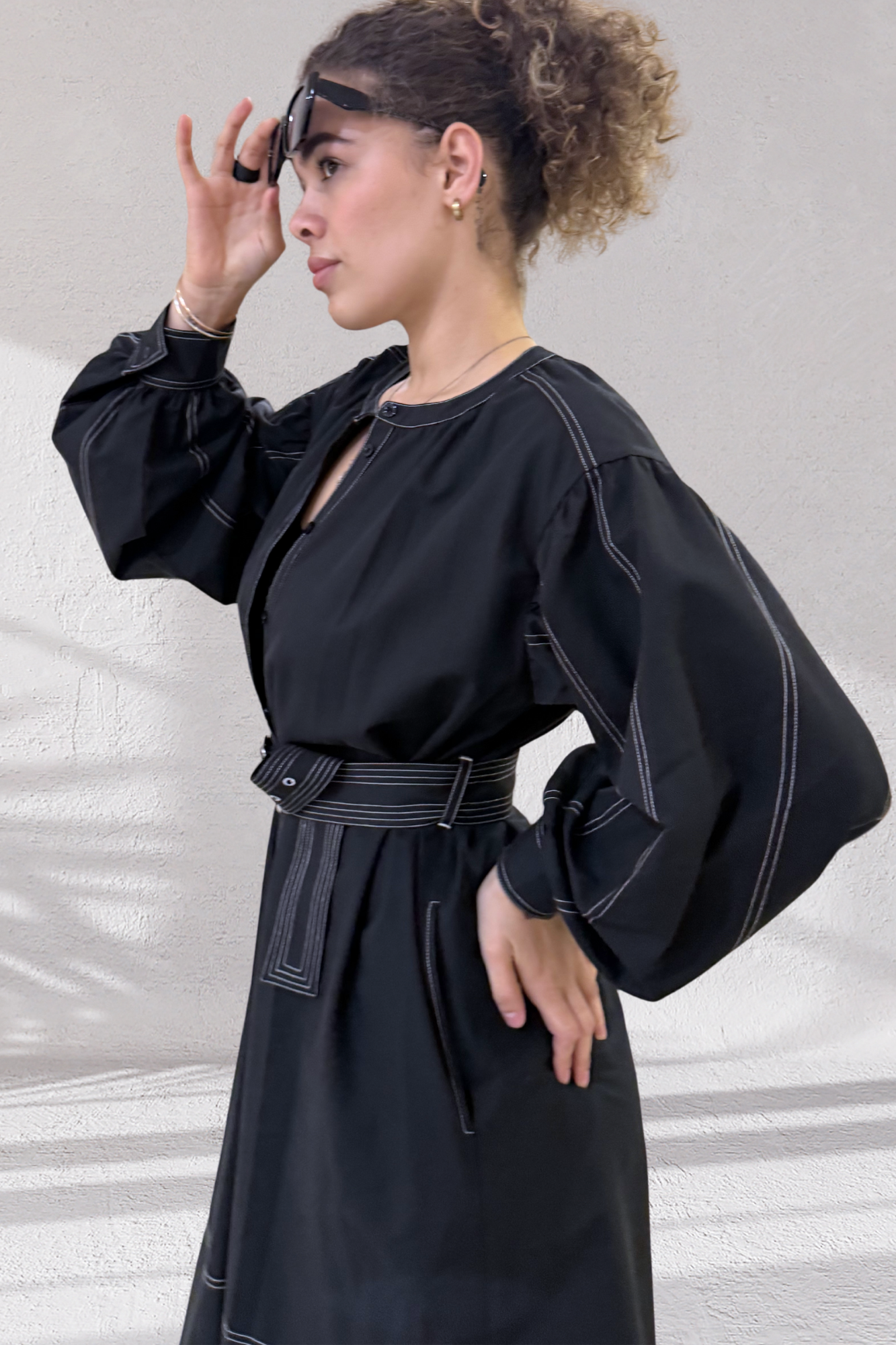 THERESE - COTTON COAT DRESS